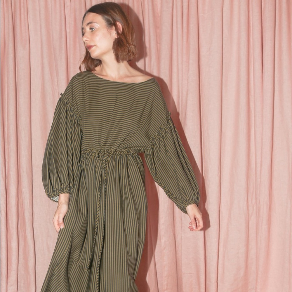 Mara Hoffman Maya Dress Cerignola Stripe Size M